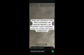 Foi perdido um controle no bairro Parque São Paulo