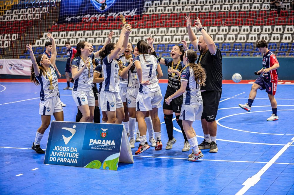 Imagem referente a É campeão! Stein Cascavel Sub-17 vence duas partidas e fica com o ouro nos Jogos da Juventude