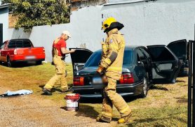 Possível superaquecimento de bateria pode ter provocado incêndio em veículo no Periolo