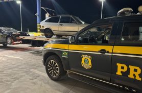 PRF prende três homens com 6 mil maços de cigarros contrabandeados na BR-487