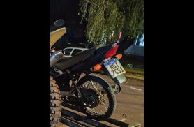 Foi perdido uma placa de Moto no bairro Interlagos