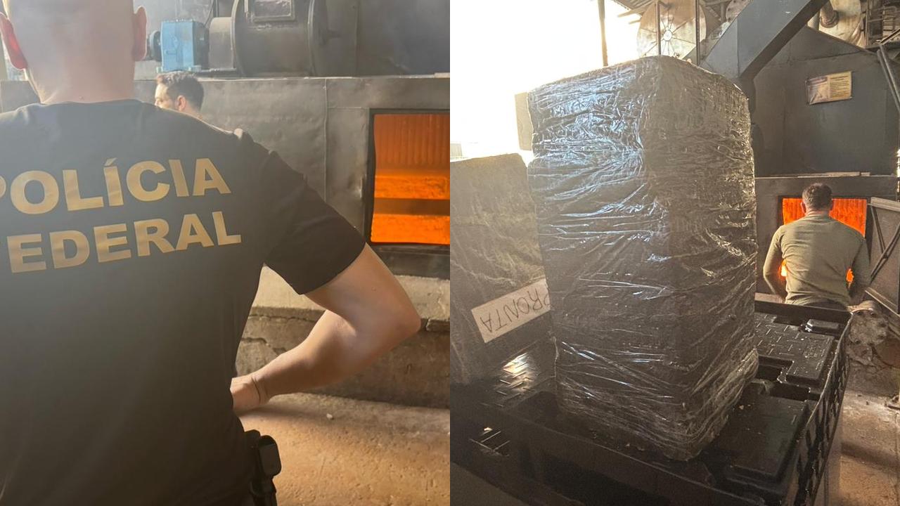 Polícia Federal incinera 5,7 toneladas de drogas apreendidas em Cascavel