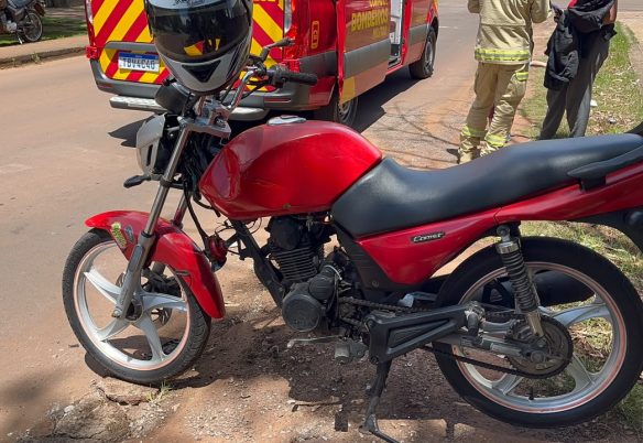 Homem fica ferido após queda de moto no Parque São Paulo