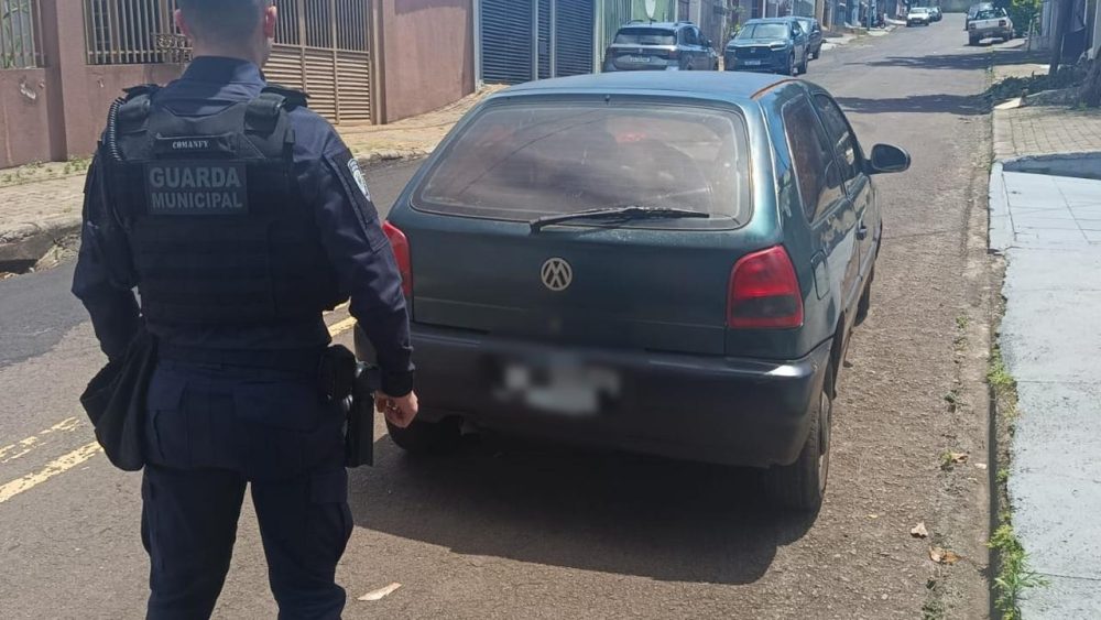 Imagem referente a Guarda Municipal de Cascavel recupera Gol furtado no Brasmadeira