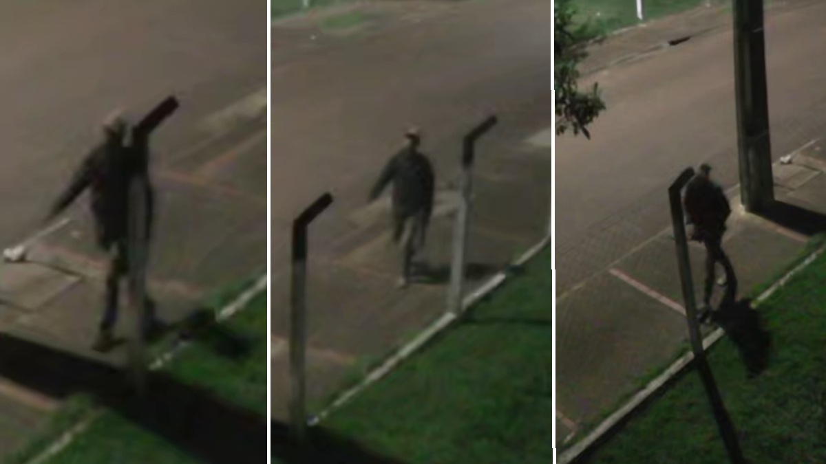 Câmeras flagram tentativa de furto em carro durante a madrugada em Cascavel
