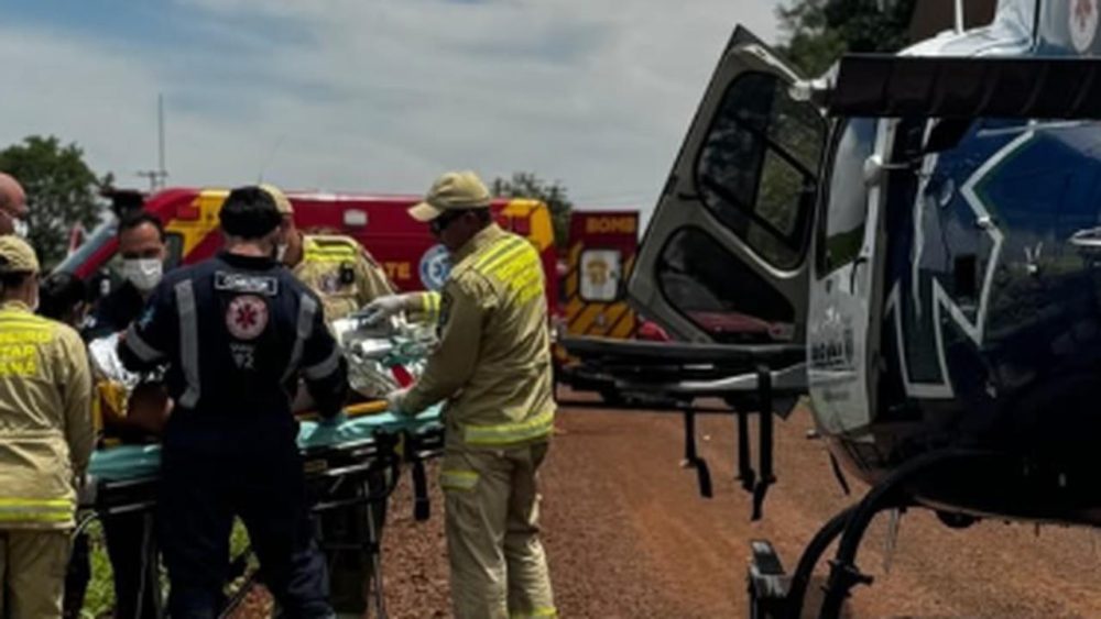 Imagem referente a Atingida por sete disparos, mulher baleada é encaminhada em estado grave ao HU em Cascavel