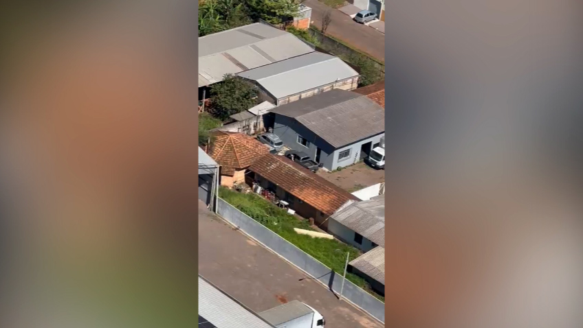 Helicóptero Falcão 14 localiza caminhonete com sinais de adulteração em Santa Tereza do Oeste