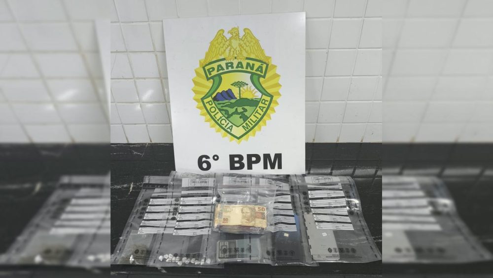 Relatório da PM detalha apreensão de drogas e R$ 512 durante prisão no 14 de Novembro Imagem referente a Relatório da PM detalha apreensão de drogas e R$ 512 durante prisão no 14 de Novembro
