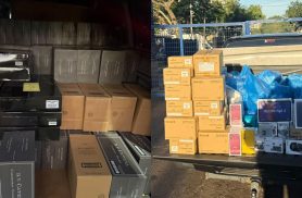 Ação conjunta apreende vinhos e eletrônicos avaliados em R$ 250 mil Ação conjunta apreende vinhos e eletrônicos avaliados em R$ 250 mil