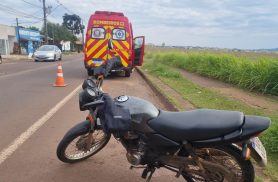 Três ficam feridos após colisão entre motos na Avenida das Pombas Três ficam feridos após colisão entre motos na Avenida das Pombas