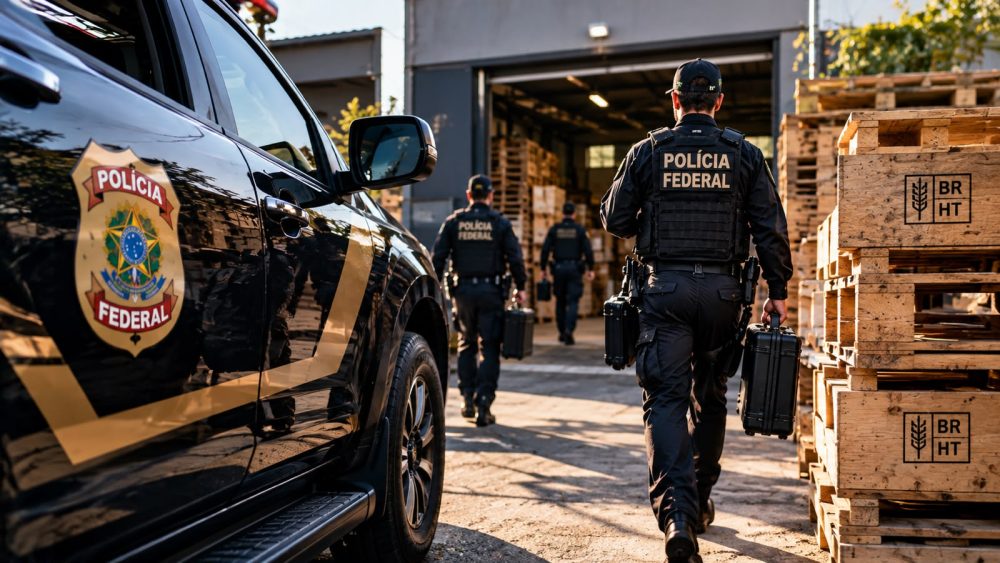 Imagem referente a Polícia Federal apura fraude em certificação de embalagens de madeira