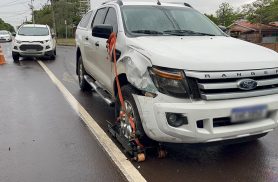 Ford Ranger e EcoSport batem na Rua Presidente Kennedy em Cascavel