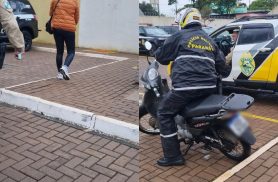 Placa e QR Code adulterados levam mulher à delegacia em Cascavel