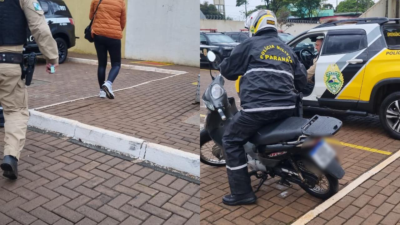 Placa e QR Code adulterados levam mulher à delegacia em Cascavel