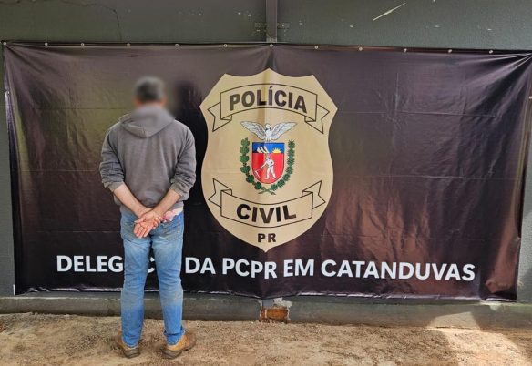 Polícia Civil prende homem por estupro de vulnerável em Catanduvas