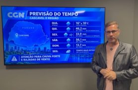Alerta de chuva em Cascavel prevê mais de 130 mm em três dias e ventos de até 64 km/h