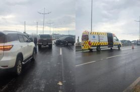 Dois acidentes em sequência deixam feridos e causam lentidão na BR-369 em Apucarana