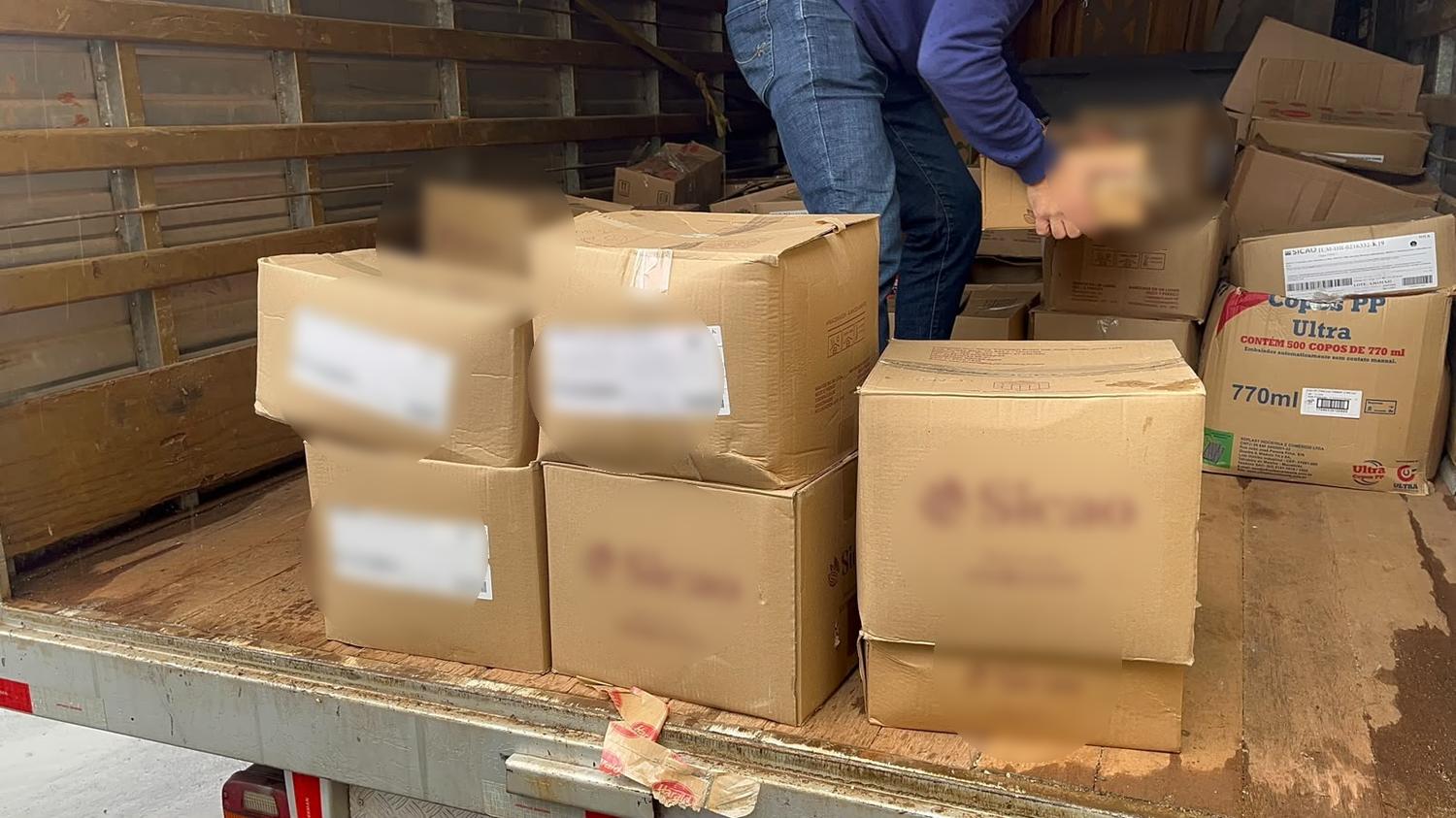 Carga de doces é apreendida pelo Grupo de Diligências Especiais de Cascavel