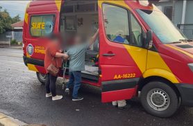 Lixa de máquina atinge rosto de homem no bairro Esmeralda em Cascavel