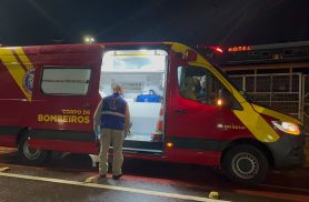 Colisão entre duas bicicletas deixa homem ferido na Avenida Carlos Gomes, em Cascavel