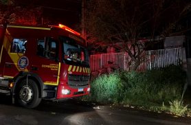 Princípio de incêndio em casa em obras mobiliza Corpo de Bombeiros em Cascavel