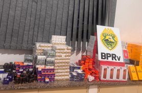 BPRv apreende 243 celulares e mais de 3,7 mil ampolas de canetas emagrecedoras em Formosa do Oeste BPRv apreende 243 celulares e mais de 3,7 mil ampolas de canetas emagrecedoras em Formosa do Oeste