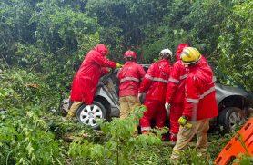 Grave acidente na PR-180 mobiliza equipes do Corpo de Bombeiros