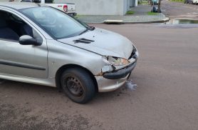 Colisão entre Peugeot e caminhonete é registrada no Alto Alegre