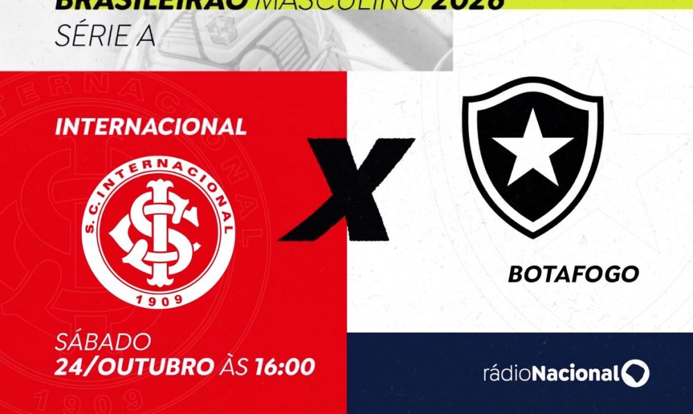 Imagem referente a Rádio Nacional transmite neste sábado Internacional x Botafogo