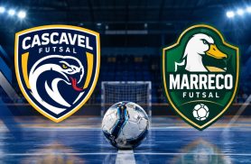 Cascavel Futsal recebe o Marreco em duelo decisivo pelas quartas de final do Paranaense