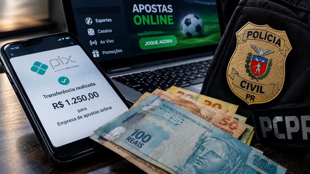Imagem referente a Sumiço de R$ 130 mil não era golpe: Investigação aponta Pix para plataforma de apostas online