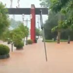 Imagem relativa a Chuva alaga região do Lago Municipal em Bom Sucesso do Sul e Defesa Civil faz alerta