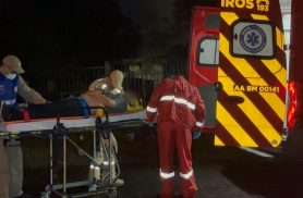 Duas mulheres caem sobre homem e ele fica ferido no bairro Canadá, em Cascavel