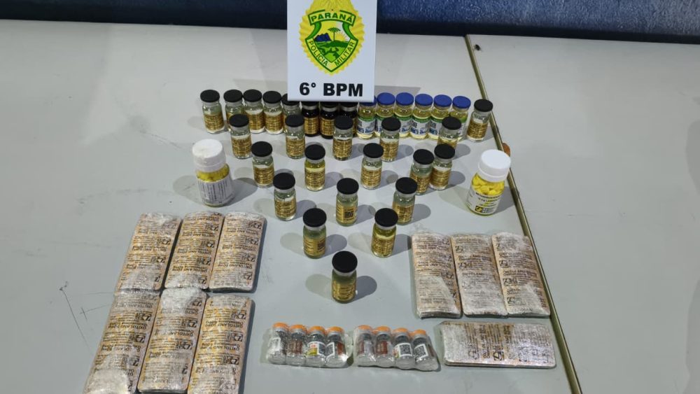 Imagem referente a Homem é flagrado com 59 unidades de anabolizantes na rodoviária de Cascavel