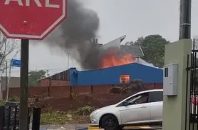 Mulher morre carbonizada em incêndio que destruiu residência em Toledo