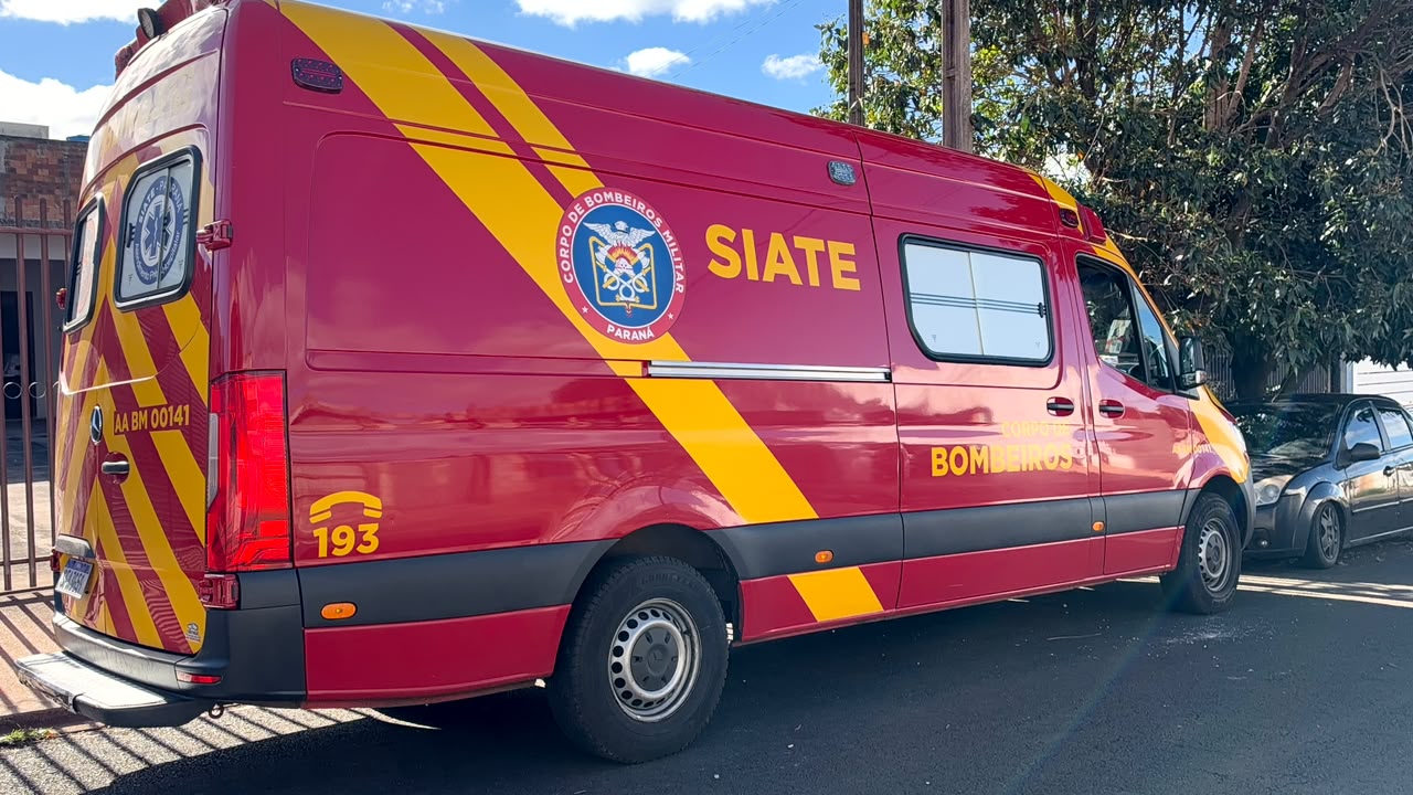 Homem de 63 anos fica ferido ao se desequilibrar, no Bairro Periolo, em Cascavel