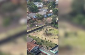 Vídeo: Helicóptero da PM localiza veículo roubado após assalto armado em Cascavel