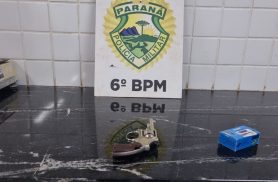 Violência doméstica em Cascavel: Polícia Militar prende homem de 38 anos com arma no Bairro Santa Cruz