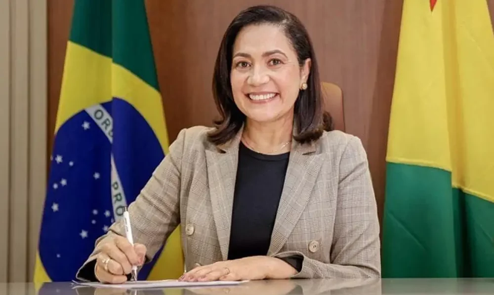 Imagem referente a Mailza Assis é reeleita governadora do Acre