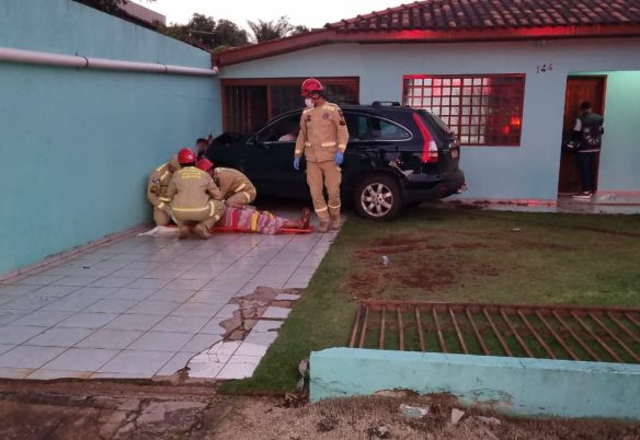 Siate é acionado para atender acidente de trânsito na Rua Esmeralda esquina com Rua Diamante