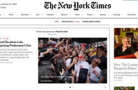 Imprensa internacional destaca vitória histórica de Lula Imprensa internacional destaca vitória histórica de Lula