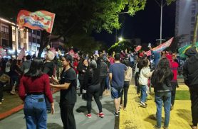 Eleições em Cascavel: vitória de Lula reúne apoiadores após apuração no centro da cidade