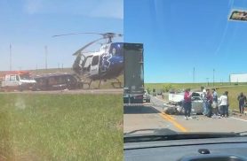 Grave acidente entre ônibus e carro deixa uma mulher morta e quatro feridos na BR-369