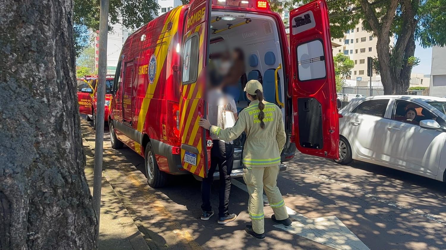 Bebê engasga e mãe pede socorro aos Bombeiros no Centro