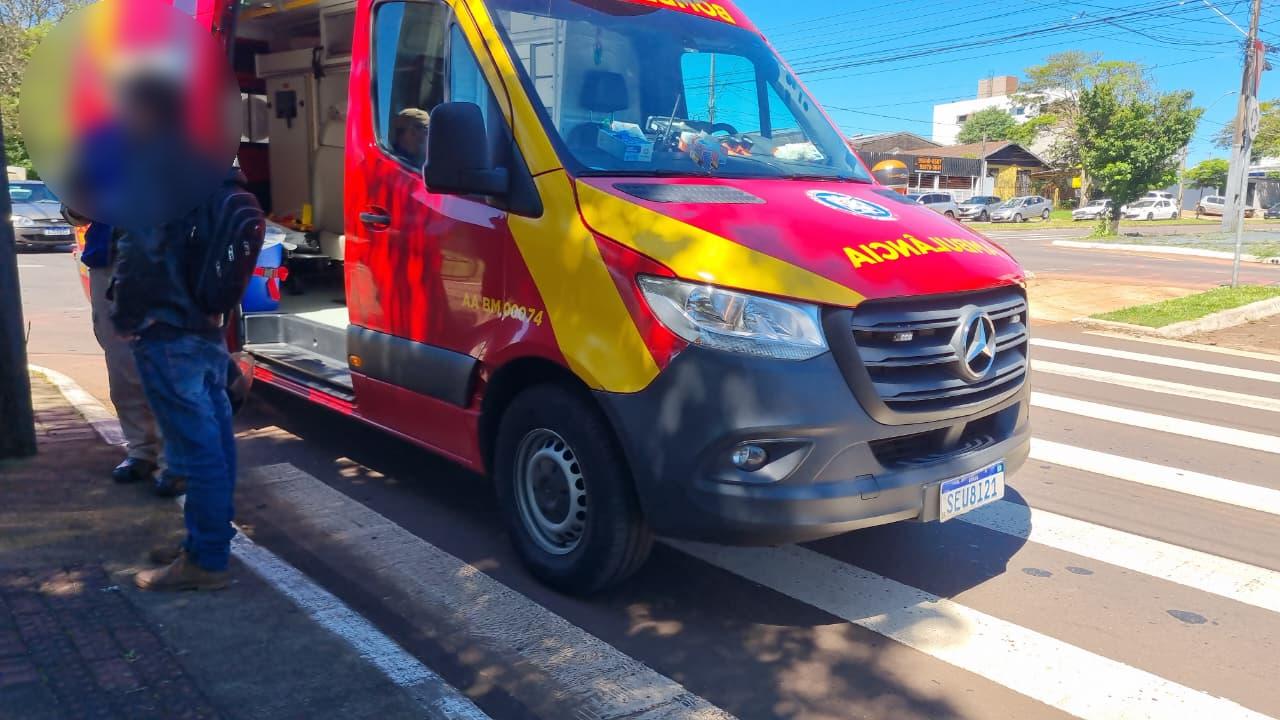 Motociclista é socorrido pelo Siate no Pacaembu