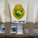 Imagem relativa a Denúncia leva PM a apreender 8 gramas de cocaína e prender homem em Palotina