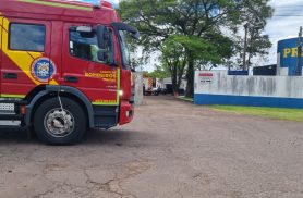 Bombeiros são acionados para atender ocorrência envolvendo árvore na sede da PRF em Cascavel