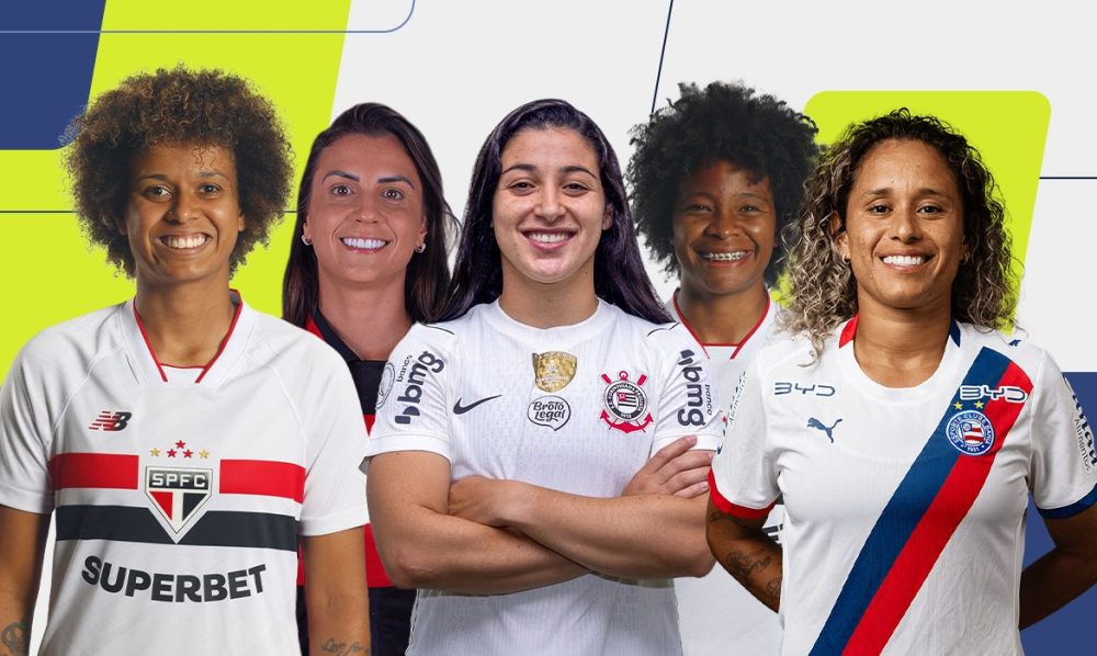 Imagem referente a Prêmio TV Brasil Petrobras Para Elas revela meio-campistas finalistas