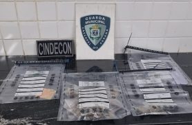 Que tal o "vida loca": Guarda Municipal prende suspeito com drogas do lado da base no Floresta