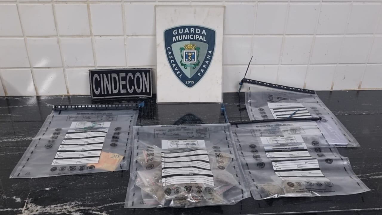 Que tal o “vida loca”: Guarda Municipal prende suspeito com drogas do lado da base no Floresta